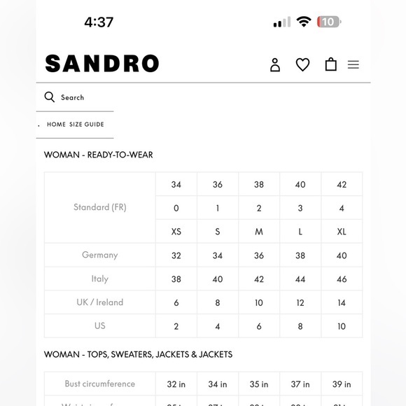 Sandro infinity cropped cardigan - Picture 7 of 8